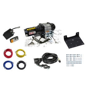 Bronco winch 3000lbs (1361kg) wire rope 4.8mm x 15.2m