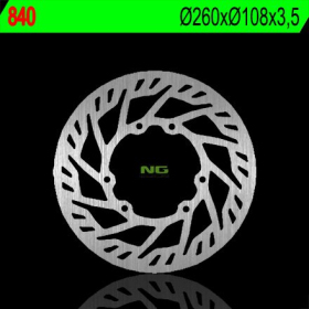 NG BRAKES Front Fixed Brake Disc 260mm Derbi / Scorpa / Sherco 50-250cc 03-17