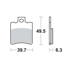 BRAKE PADS FERODO FDB680EF / MCB674 STANDARD ECO FRICTION