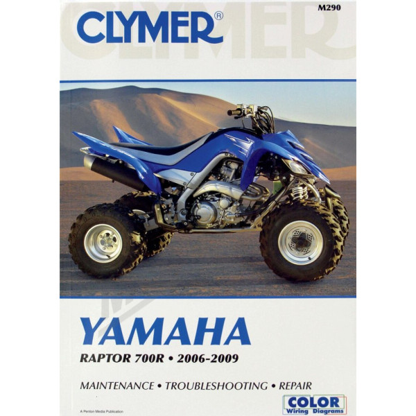 CLYMER Keturračių remonto vadovas YAMAHA YFM 700 RAPTOR 2006-2016