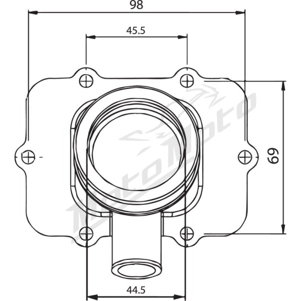 KIMPEX Karbiuratoriaus mova Ski Doo Formula Deluxe / GT / Legend / MX-Z / Summit 500-800cc 01-04