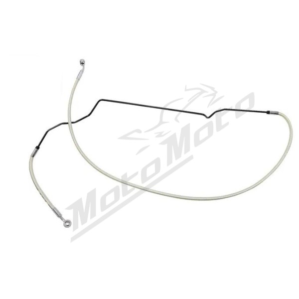 MAGNUM SHIELDING Upper Front Brake Line Chrome Indian Scout 999/1133 18-24 94cm 