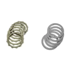 NEWFREN Standard Steel + Friction Clutch Plates Kit KAWASAKI / ER-5 / GPX / GPZ / KL / KLE / KLR / KLX / LTD / VULCAN / ZR / ZXR 450-750cc 1984-2009
