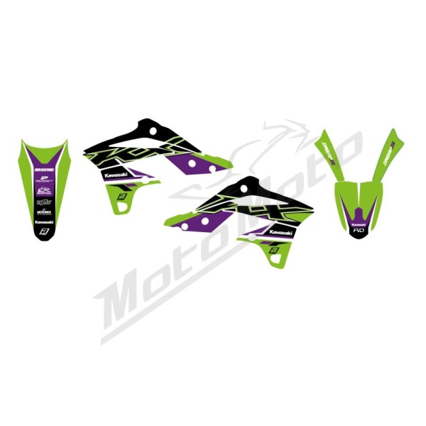 BLACKBIRD RACING Dream 5 Graphic Kit Kawasaki KX 250cc 13-16