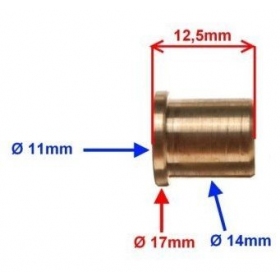 Bushing 11x14/17x12,5mm