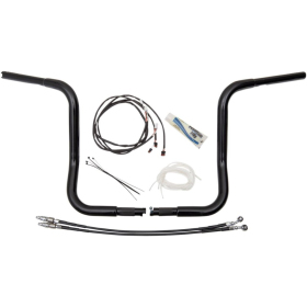 FAT BAGGERS INC. Round Top Handlebar Kit Black 91.5x35.5cm Harley Davidson FLHTCU / FLHTCUTG / FLHTK / FLHTKL / FLHTKSE 1690-1923 14-20