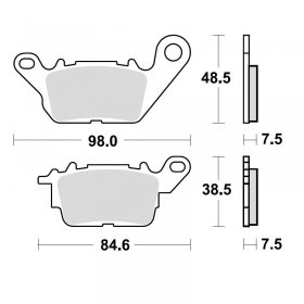 Brake pads POLINI FT3182 / MCB892 ORIGINAL