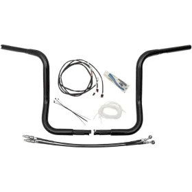 FAT BAGGERS INC. Round Top Handlebar Kit Black 91.5x35.5cm Harley Davidson FLHTCU / FLHTCUTG / FLHTK / FLHTKL / FLHTKSE 1690-1923 14-20