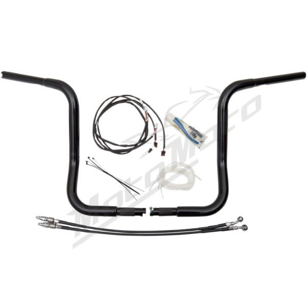 FAT BAGGERS INC. Round Top Vairo kompl. juodas 91.5x35.5cm Harley Davidson FLHTCU / FLHTCUTG / FLHTK / FLHTKL / FLHTKSE 1690-1923 14-20