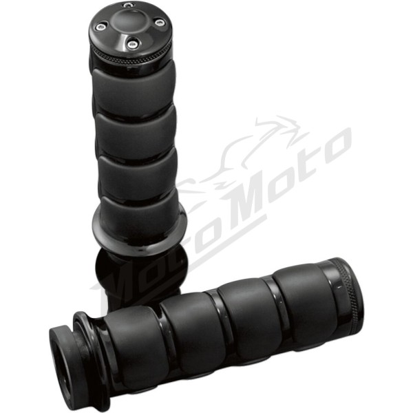 KURYAKYN ISO juodos rankenėlės Ø25.4mm Honda / Suzuki 500/1800 95-17