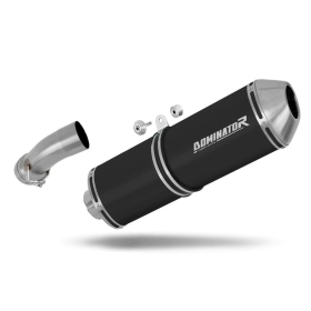 BMW R1200R 2010-2014 Exhaust Silencer Muffler OVR BLACK + dB killer