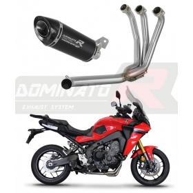 Exhaust kit Dominator HP8 BLACK YAMAHA Tracer 9 / GT 2021 - 2022