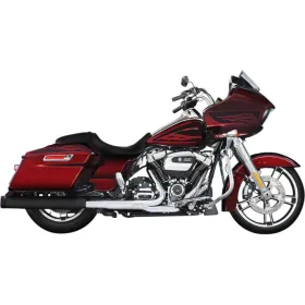 RINEHART RACING 800-0107-ECB 4" Muffler Slip-On Duals (black) for Harley Davidson FLHTKSE / FLHXST / FLTRKSE / FLTRXST / FLTRXSTSE  1923-1977cc 18-24