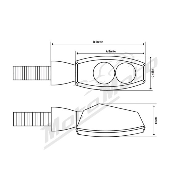 HIGHSIDER Pro Bronx Universal bends silver 2pcs