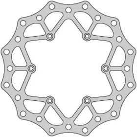 Delta braking disc front 250x118x4,2MM WAVE ULTRA LIGHT Suzuki / Yamaha 125-450 88-1