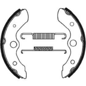 TECNIUM ATV Organic Brake shoes BA044 Honda FL / TRX 250-400cc 85-90