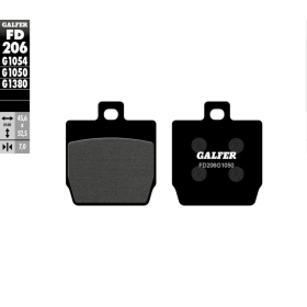 GALFER Brake Pad Orcanic MBK / Yamaha 50-100cc 97-16