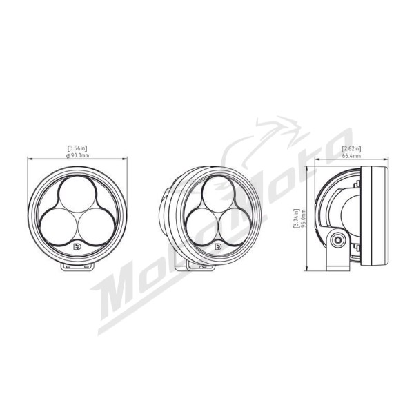 DENALI Universal Additionnal lighting Kit D3