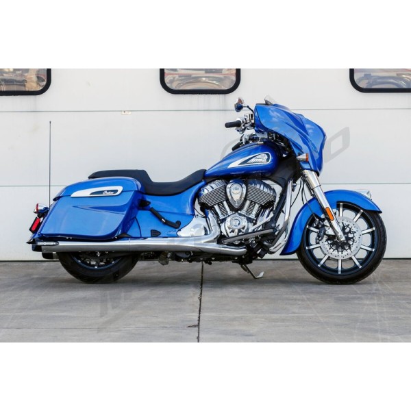 S&S CYCLE 4" Broadhead Slip-On Mufflers Indian Challenger / Chieftain 1768-1890cc 14-26