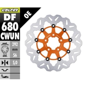 GALFER Brake Rotor Floating Wave Harley Davidson FLDE / FLHR / FLHRCI 1340-1923cc 00-23