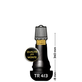 MaxTuned TR413 Rubbered Tire Valve - pack of 100
