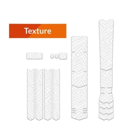 ALGIS frame protective stickers set (textured-white lines) XL