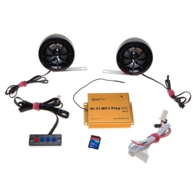 Motorcycle audio system set