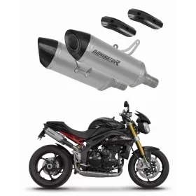 Triumph Speed Triple 1050 2011-2016 Exhaust Silencer Muffler Titanium HP8 + dB killer