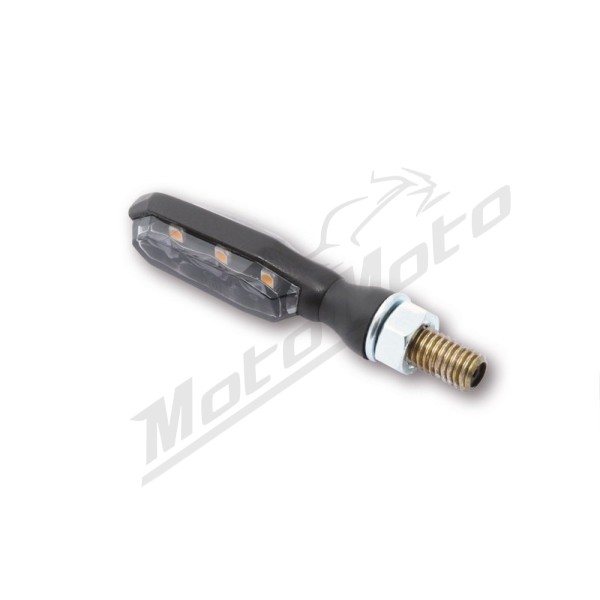 HIGHSIDER pro Sonic-X1 LED Indicator Black/Smoke E-Approved (Pair)
