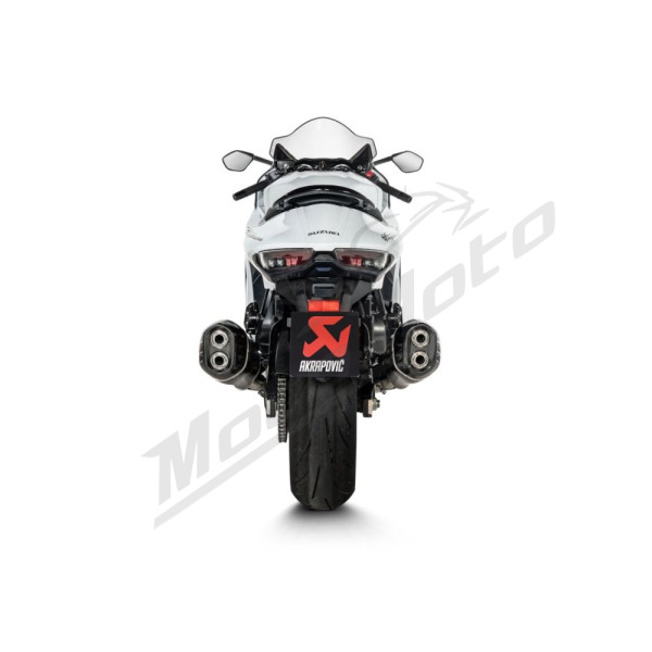 AKRAPOVIC Slip-On Line Muffler Titanium / Stainless Steel / Carbon Fiber Suzuki GSX 1300R 21-26