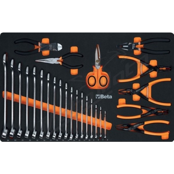 BETA RSC24/7 Mobile Roller Cab 7 Drawers + Assortment of 248 tools