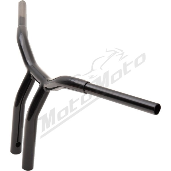 LA CHOPPERS Kage Fighter suvirintas lenktas vairas su stovu 32mm 76x30,5cm