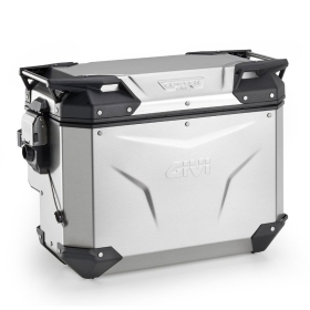Givi Trekker Outback EVO Natural Alu cam-side case cutout Right 40L