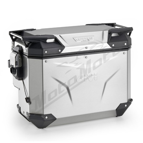 Givi Trekker Outback EVO Natūralaus aliuminio šoninė daiktadėžė Dešinė 40L