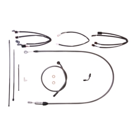 MAGNUM SHIELDING Karbon Fiber Handlebar Installation Kit 25.5cm Harley Davidson FLH / FLHTK / FLHTKSE / FLHXS 1750/1977 21-24
