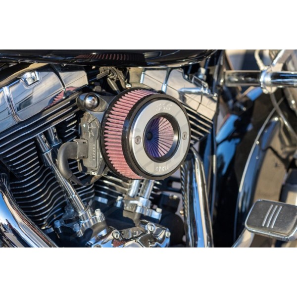 S&S CYCLE Air Stinger Stealth Air Cleaner Kit Harley Davidson FLHR / FLHRC / FLHRSE 1584-1800cc 08-17