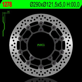 NG BRAKES Front Floating Brake Disc 290mm Suzuki SFV / SV 650cc 07-25