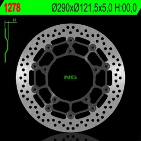 NG BRAKES Front Floating Brake Disc 290mm Suzuki SFV / SV 650cc 07-25
