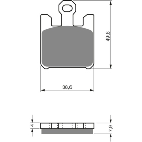 GOLDFREN S3 Ceramic Carbon brake pads Kawasaki / Suzuki 600-1600cc 03-08