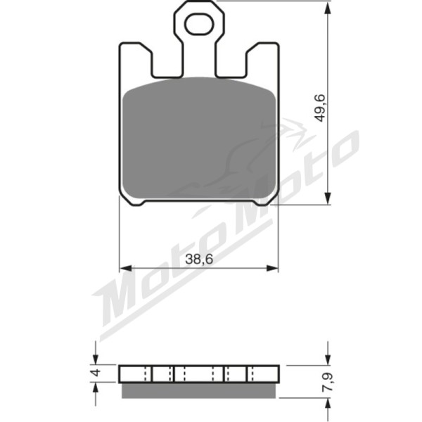 GOLDFREN S3 Ceramic Carbon brake pads Kawasaki / Suzuki 600-1600cc 03-08