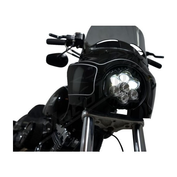 CUSTOM DYNAMICS Shark Demon™ LED Headlight Kit Harley Davidson FLS / FLSB 1450-1923cc 99-24