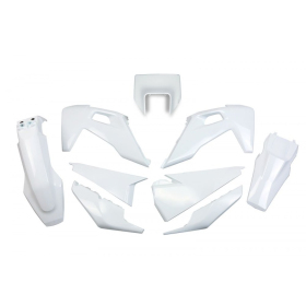 UFO Plastic kit white Husqvarna TE / FE 150-450 20-23