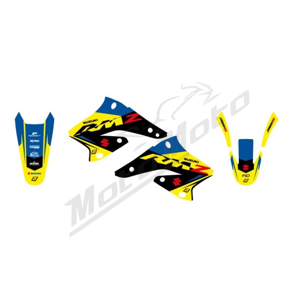 BLACKBIRD RACING Dream 5 Graphic Kit Suzuki RM-Z 250cc 04-06