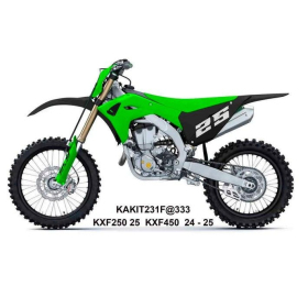 UFO Plastikų komplektas Kawasaki KX 250-450cc 24-26