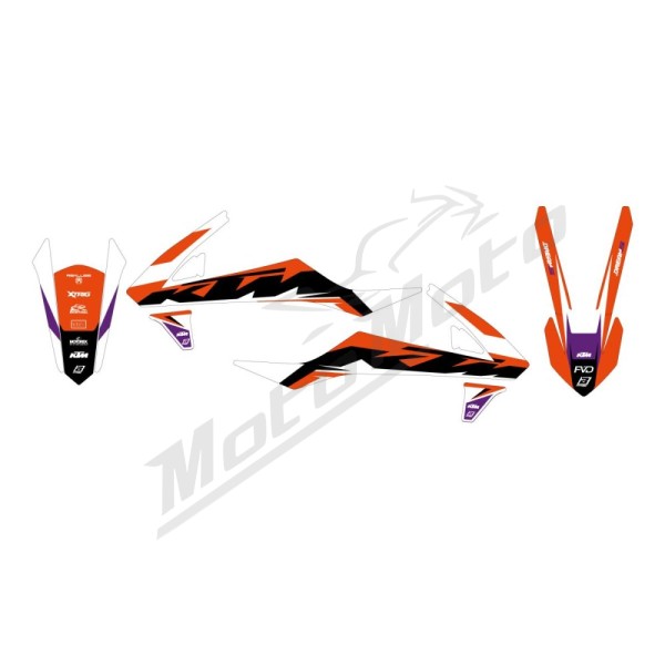 BLACKBIRD RACING Dream 5 grafikų komplektas KTM SX 85cc 18-24