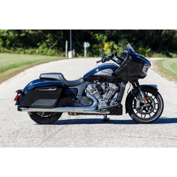 S&S CYCLE 4" Broadhead Slip-On Mufflers Indian Challenger / Chieftain 1768-1890cc 14-26