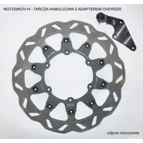 NG Priekinis plaukiojantis stabdžių diskas 320X118X5mm Suzuki / Yamaha 125-450cc 96-20