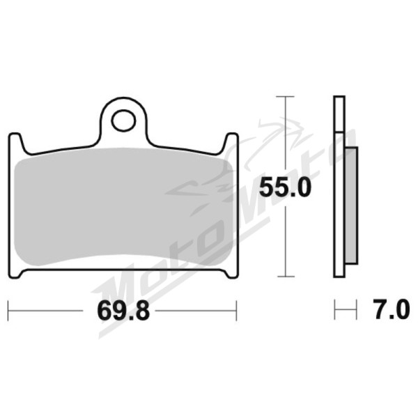 Sbs Brakepads Sintered Suzuki GSF / RF 600-1200cc 94-00