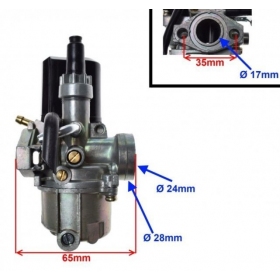 Carburetor 12mm PEUGEOT VERTICAL (Electric choke) (screwed on)