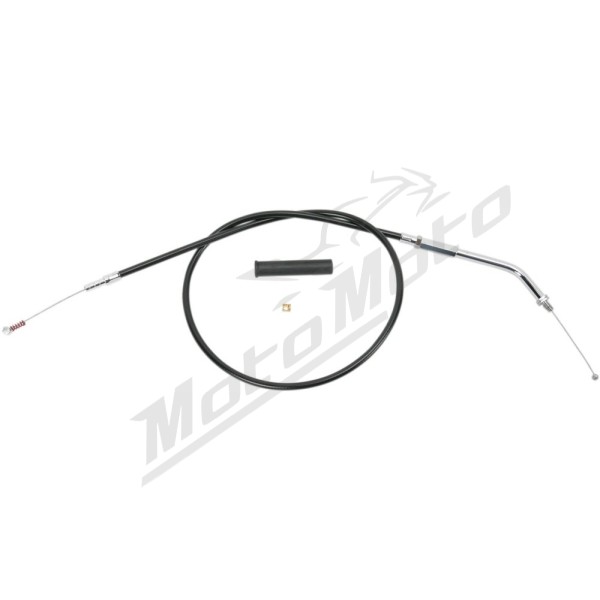 DRAG SPECIALTIES Black Vinyl Throttle/Idle Cable Harley Davidson FLH / FLHC / FLHT / FLHTC / FLST 1000-1340cc 81-89